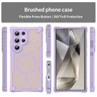 For Samsung Galaxy S24 Ultra 5G Armor Glaze MagSafe Magnetic Phone Case(Purple) - 2
