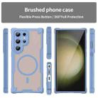 For Samsung Galaxy S23 Ultra 5G Armor Glaze MagSafe Magnetic Phone Case(Blue) - 2