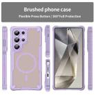 For Samsung Galaxy S25 Ultra 5G Armor Glaze MagSafe Magnetic Phone Case(Purple) - 2