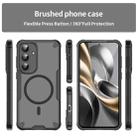 For Samsung Galaxy S25 FE 5G Armor Glaze MagSafe Magnetic Phone Case(Black) - 3