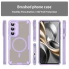 For Samsung Galaxy S25 FE 5G Armor Glaze MagSafe Magnetic Phone Case(Purple) - 3