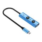 YCE V295 5 in 1 USB-C / Type-C HUB Adapter AI Docking Station(Blue) - 2