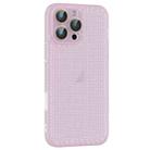 For iPhone 16 Pro Max Ice Cream Dream Network Cooling PC Phone Case with Lens Film(Transparent Purple) - 1