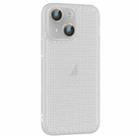 For iPhone 15 Ice Cream Dream Network Cooling PC Phone Case with Lens Film(Transparent) - 1