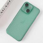 For iPhone 13 Ice Cream Dream Network Cooling PC Phone Case with Lens Film(Transparent Green) - 2