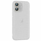 For iPhone 12 Ice Cream Dream Network Cooling PC Phone Case with Lens Film(Transparent) - 1