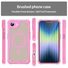For iPhone 16e Armor Glaze MagSafe Magnetic Phone Case(Pink) - 2