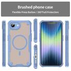 For iPhone 16e Armor Glaze MagSafe Magnetic Phone Case(Blue) - 2