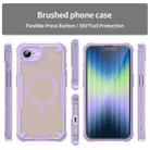 For iPhone 16e Armor Glaze MagSafe Magnetic Phone Case(Purple) - 2