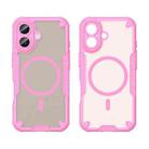For iPhone 17 Armor Glaze MagSafe Magnetic Phone Case(Pink) - 2