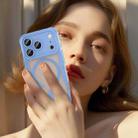 For iPhone 17 Pro Max Armor Glaze MagSafe Magnetic Phone Case(Blue) - 3