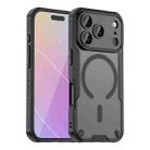 For iPhone 17 Pro Armor Glaze MagSafe Magnetic Phone Case(Black) - 1