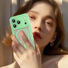 For iPhone 17 Pro Armor Glaze MagSafe Magnetic Phone Case(Green) - 3