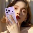 For iPhone 17 Pro Armor Glaze MagSafe Magnetic Phone Case(Purple) - 3