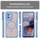 For Motorola Moto G55 5G Armor Glaze MagSafe Magnetic Phone Case(Blue) - 2