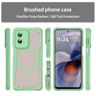 For Motorola Moto G55 5G Armor Glaze MagSafe Magnetic Phone Case(Green) - 2