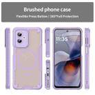 For Motorola Moto G55 5G Armor Glaze MagSafe Magnetic Phone Case(Purple) - 2
