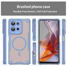 For Motorola Moto G75 5G Armor Glaze MagSafe Magnetic Phone Case(Blue) - 2