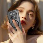 For Redmi Note 14 Pro+ 5G Armor Glaze MagSafe Magnetic Phone Case(Black) - 3