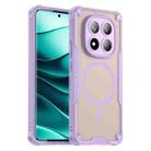 For Redmi Note 14 Pro+ 5G Armor Glaze MagSafe Magnetic Phone Case(Purple) - 1