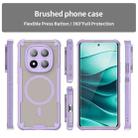For Redmi Note 14 Pro+ 5G Armor Glaze MagSafe Magnetic Phone Case(Purple) - 2