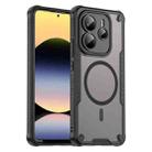 For Redmi Note 14 5G Global Armor Glaze MagSafe Magnetic Phone Case(Black) - 1