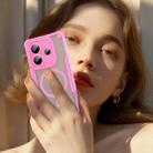 For Redmi Note 14 5G Global Armor Glaze MagSafe Magnetic Phone Case(Pink) - 3