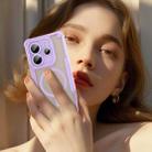 For Redmi Note 14 5G Global Armor Glaze MagSafe Magnetic Phone Case(Purple) - 3