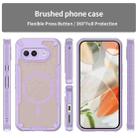 For Google Pixel 9a Armor Glaze MagSafe Magnetic Phone Case(Purple) - 2