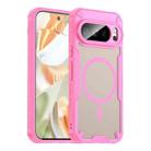 For Google Pixel 10 Pro Armor Glaze MagSafe Magnetic Phone Case(Pink) - 1