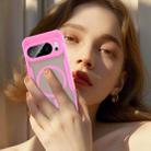 For Google Pixel 10 Pro Armor Glaze MagSafe Magnetic Phone Case(Pink) - 3