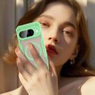 For Google Pixel 10 Armor Glaze MagSafe Magnetic Phone Case(Green) - 3