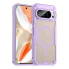 For Google Pixel 10 Pro XL Armor Glaze MagSafe Magnetic Phone Case(Purple) - 1