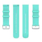 20mm Round Tail Silicone Watch Band(Blue) - 3