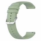 22mm Round Tail Silicone Watch Band(Green) - 2
