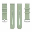 22mm Round Tail Silicone Watch Band(Green) - 3