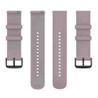 22mm Round Tail Silicone Watch Band(Purple) - 3