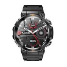 AK61 BT Call Smart Watch, Support Blood Pressure / Heart Rate / Sports Health Monitoring Fitness Tracker(Black Silicone) - 3