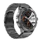 AK77 BT Call Smart Watch, Support Blood Oxygen / Blood Pressure / Heart Rate / Sports Health Monitoring Fitness Tracker(Black Steel) - 2