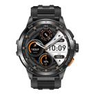 AK77 BT Call Smart Watch, Support Blood Oxygen / Blood Pressure / Heart Rate / Sports Health Monitoring Fitness Tracker(Black Silicone) - 3