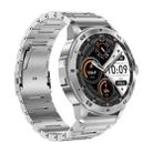 AK77 BT Call Smart Watch, Support Blood Oxygen / Blood Pressure / Heart Rate / Sports Health Monitoring Fitness Tracker(Silver Steel) - 2