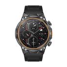 AK81 BT Call Smart Watch, Support Blood Pressure / Heart Rate / Sports Health Monitoring Fitness Tracker(Black Silicone) - 3