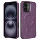 For iPhone 16 Breaker Velvet MagSafe Magnetic TPU Phone Case(Dark Night Purple) - 2