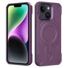 For iPhone 14 Breaker Velvet MagSafe Magnetic TPU Phone Case(Dark Night Purple) - 2