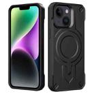 For iPhone 14 Breaker Velvet MagSafe Magnetic TPU Phone Case(Black) - 2