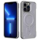 For iPhone 13 Pro Breaker Velvet MagSafe Magnetic TPU Phone Case(Grey) - 2