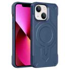 For iPhone 13 Breaker Velvet MagSafe Magnetic TPU Phone Case(Sapphire Blue) - 1
