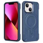 For iPhone 13 Breaker Velvet MagSafe Magnetic TPU Phone Case(Sapphire Blue) - 2