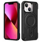 For iPhone 13 Breaker Velvet MagSafe Magnetic TPU Phone Case(Black) - 2