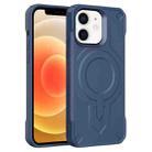 For iPhone 12 Breaker Velvet MagSafe Magnetic TPU Phone Case(Sapphire Blue) - 1